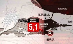 Marmara Denizi'nde3 dakika arayla iki deprem