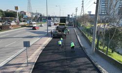 Bursa Büyükşehir'de asfalt mesaisi sürüyor