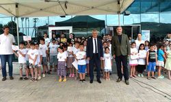 Bursa Osmangazi'de Küçük kulaçların sertifika heyecanı
