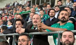 Varank taraftarın içinde; Bursaspor maçını böyle izledi