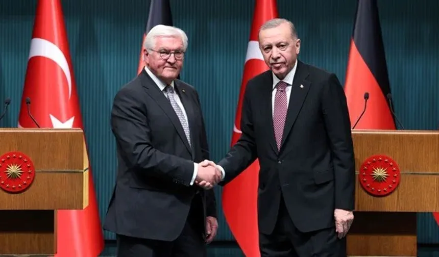 Cumhurbaşkanı Erdoğan'dan Almanya Cumhurbaşkanı ile ortak basın toplantısı