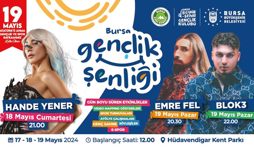 Bursa Büyükşehir’den 19 Mayıs’a yakışır coşkulu kutlama