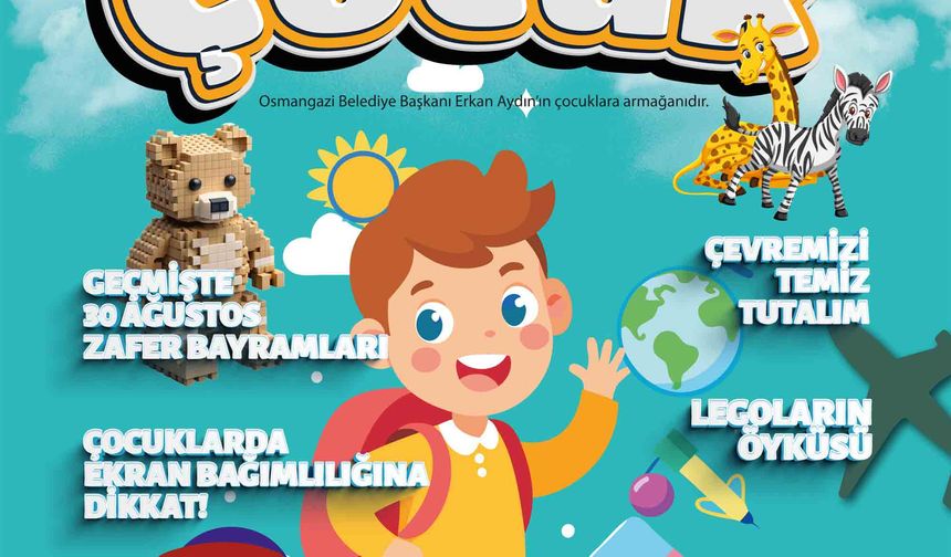 Osmangazi Çocuk dergisinin ikinci sayısı çıktı