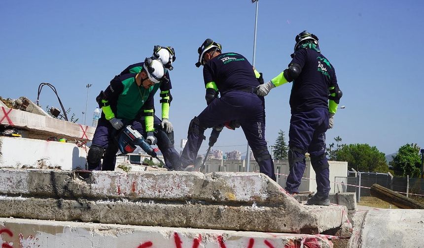 UEDAŞ Arama Kurtarma Ekibi AFAD akreditasyonu aldı